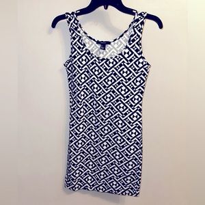 Geometric Print Mini Dress